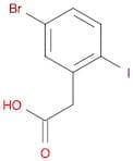 Benzeneacetic acid, 5-bromo-2-iodo-