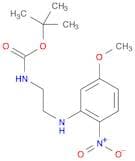 Carbamic acid, N-[2-[(5-methoxy-2-nitrophenyl)amino]ethyl]-, 1,1-dimethylethyl ester