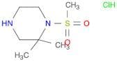 1-methanesulfonyl-2,2-dimethylpiperazine hydrochloride