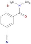 Benzamide, 2-bromo-5-cyano-n,n-dimethyl-