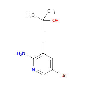 4-(2-Amino-5-bromo-3-pyridinyl)-2-methyl-3-butyn-2-ol