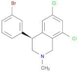 Isoquinoline, 4-(3-bromophenyl)-6,8-dichloro-1,2,3,4-tetrahydro-2-methyl-, (4S)-
