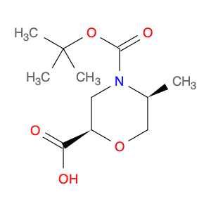 (2R,5S)-4-(tert-butoxycarbonyl)-5-methylmorpholine-2-carboxylic acid