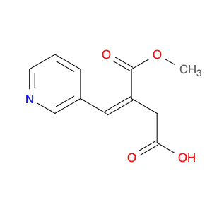(3Z)-3-(methoxycarbonyl)-4-(pyridin-3-yl)but-3-enoic acid