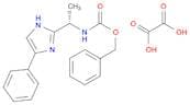 Carbamic acid, [(1S)-1-(4-phenyl-1H-imidazol-2-yl)ethyl]-, phenylmethyl ester oxalate