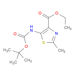 Ethyl 5-((tert-butoxycarbonyl)amino)-2-methylthiazole-4-carboxylate