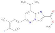 Imidazo[1,2-b]pyridazine-2-carboxylic acid, 6-(4-fluoro-3-methylphenyl)-8-(1-methylethyl)-, methyl…