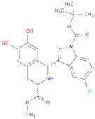 3-Isoquinolinecarboxylic acid, 1-[5-chloro-1-[(1,1-dimethylethoxy)carbonyl]-1H-indol-3-yl]-1,2,3,4…
