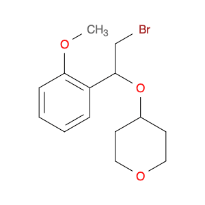 4-(2-Bromo-1-(2-methoxyphenyl)ethoxy)tetrahydro-2H-pyran