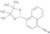 4-​(4,​4,​5,​5-​Tetramethyl-​1,​3,​2-​dioxaborolan-​2-​yl)​-​1-​naphthalenecarbonitr​ile