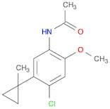 N-[4-Chloro-2-methoxy-5-(1-methylcyclopropyl)phenyl]acetamide
