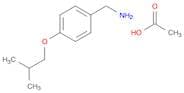 Benzenemethanamine, 4-(2-methylpropoxy)-, acetate