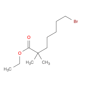 Heptanoic acid, 7-bromo-2,2-dimethyl-, ethyl ester