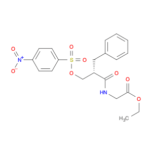 (S)-ethyl 2-(2-benzyl-3-(4-nitrophenylsulfonyloxy)propanamido)acetate