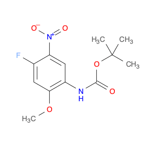 Carbamic acid, N-(4-fluoro-2-methoxy-5-nitrophenyl)-, 1,1-dimethylethyl ester