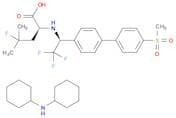 L-Leucine, 4-fluoro-N-[(1S)-2,2,2-trifluoro-1-[4'-(methylsulfonyl)[1,1'-biphenyl]-4-yl]ethyl]-, co…