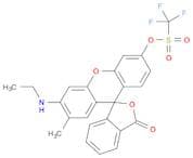 Methanesulfonic acid, 1,1,1-trifluoro-, 6'-(ethylamino)-7'-methyl-3-oxospiro[isobenzofuran-1(3H),9…