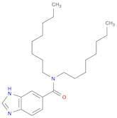 N,N-Dioctylbenzimidazole-5-carboxamide