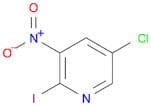 Pyridine, 5-chloro-2-iodo-3-nitro-