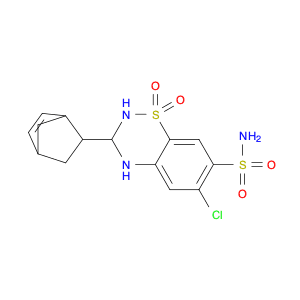 2H-1,2,4-Benzothiadiazine-7-sulfonamide,3-bicyclo[2.2.1]hept-5-en-2-yl-6-chloro-3,4-dihydro-, 1,1-…