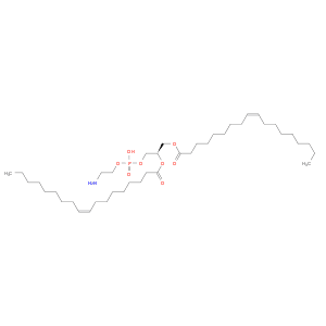 9-Octadecenoic acid (9Z)-,(1R)-1-[[[(2-aminoethoxy)hydroxyphosphinyl]oxy]methyl]-1,2-ethanediylest…