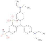 N-[4-[[4-(Diethylamino)phenyl](2,4-disulfophenyl)methylene]-2,5-cyclohexadien-1-ylidene]-N-ethyl-e…