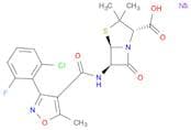 4-Thia-1-azabicyclo[3.2.0]heptane-2-carboxylic acid,6-[[[3-(2-chloro-6-fluorophenyl)-5-methyl-4-is…