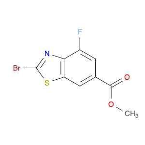 6-Benzothiazolecarboxylic acid, 2-bromo-4-fluoro-, methyl ester