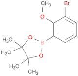 2-(3-Bromo-2-methoxyphenyl)-4,4,5,5-tetramethyl-1,3,2-dioxaborolane