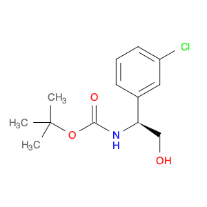 Carbamic acid, n-[(1s)-1-(3-chlorophenyl)-2-hydroxyethyl]-, 1,1-dimethylethyl ester