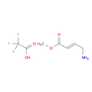 methyl (2E)-4-aminobut-2-enoate; trifluoroacetic acid
