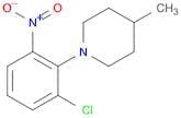 Piperidine, 1-(2-chloro-6-nitrophenyl)-4-methyl-