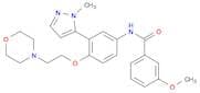 BenzaMide, 3-Methoxy-N-[3-(1-Methyl-1H-pyrazol-5-yl)-4-[2-(4-Morpholinyl)ethoxy]phenyl]-