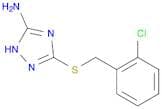 3-{[(2-chlorophenyl)methyl]sulfanyl}-1H-1,2,4-triazol-5-amine