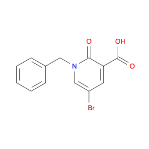 1-benzyl-5-bromo-2-oxo-1,2-dihydropyridine-3-carboxylic acid