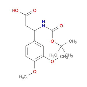 3-{[(tert-butoxy)carbonyl]amino}-3-(3,4-dimethoxyphenyl)propanoic acid