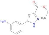 ethyl 5-(3-aminophenyl)-1H-pyrazole-3-carboxylate