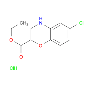ethyl 6-chloro-3,4-dihydro-2H-1,4-benzoxazine-2-carboxylate hydrochloride