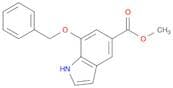 Methyl 7-(benzyloxy)-1H-indole-5-carboxylate