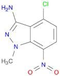 4-Chloro-1-methyl-7-nitro-1H-indazol-3-amine