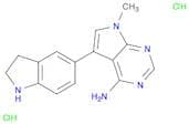 5-(2,3-Dihydro-1h-indol-5-yl)-7-methyl-7h-pyrrolo[2,3-d]pyrimidin-4-amine dihydrochloride