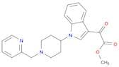 Methyl 2-oxo-2-(1-{1-[(pyridin-2-yl)methyl]piperidin-4-yl}-1H-indol-3-yl)acetate