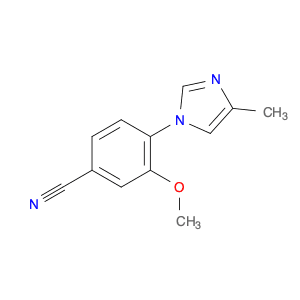 3-Methoxy-4-(4-methyl-1H-imidazol-1-yl)benzonitrile
