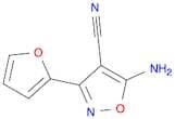 5-Amino-3-(2-furyl)isoxazole-4-carbonitrile