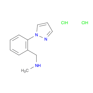 N-methyl-1-[2-(1H-pyrazol-1-yl)phenyl]methanamine dihydrochloride
