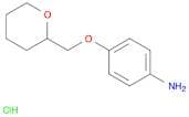 [4-(tetrahydro-2H-pyran-2-ylmethoxy)phenyl]amine hydrochloride
