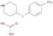 4-[(4-Methylphenyl)thio]piperidine carbonic acid (1:1)