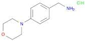 Benzenemethanamine, 4-​(4-​morpholinyl)​-​, hydrochloride (1:1)