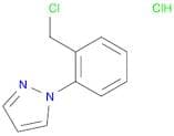 1-(2-(Chloromethyl)phenyl)-1H-pyrazole hydrochloride