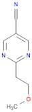 2-(2-methoxyethyl)-5-pyrimidinecarbonitrile